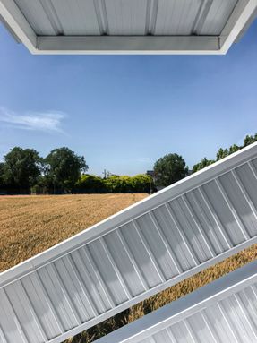 A White Barn