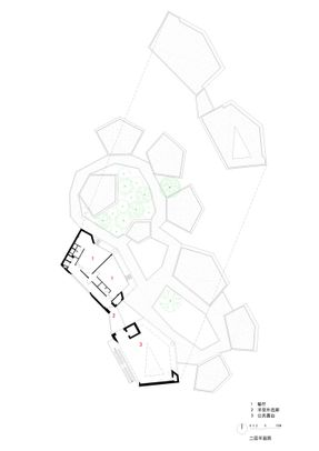 Clustered Rocks Court & Floating Leaf Pavilion