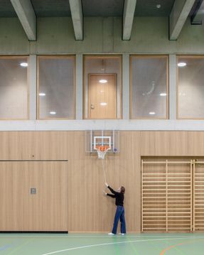 Collège Des Parcs School Extension And Two Sport Halls