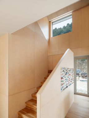 Two Gabled Volumes, One Landscape