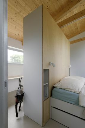 Modular House With A Sloping Facade