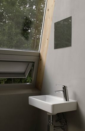 Modular House With A Sloping Facade
