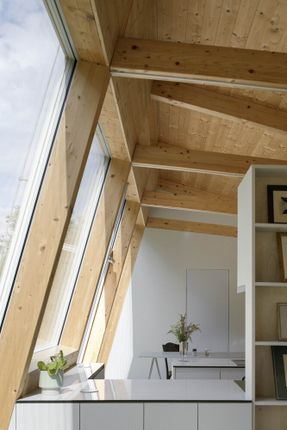 Modular House With A Sloping Facade