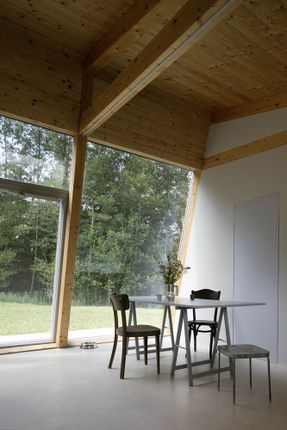 Modular House With A Sloping Facade