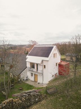 House With A Red Addition