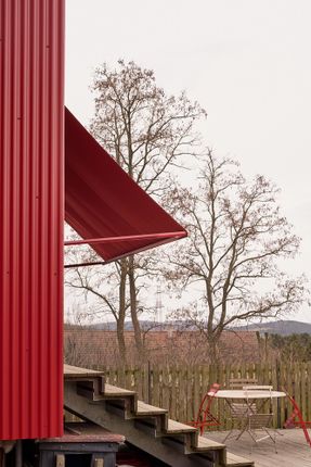 House With A Red Addition
