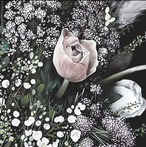 17Patterns St Margaret’s Rose Wall Mural