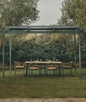 Unopiu Pergola Meridienne In Polycarbonate