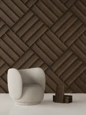 Greenmood Parenthese Acoustic Cork Wall