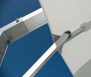 Bambrella Hurricane Side Wind Garden Umbrella