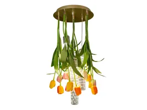 VGnewtrend Flower Power Tulip Round