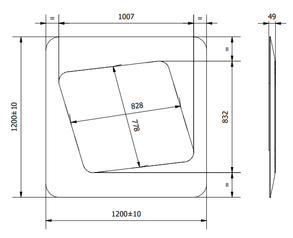 Bontempi Focus Mirror