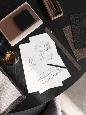 Wendelbo Montholon Curved Sofa