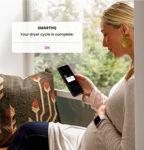 Ge Appliances Ge Profile™ Energy Star® 7.3 Cu. Ft. Capacity Smart Electric Dryer With Steam And Washer Link