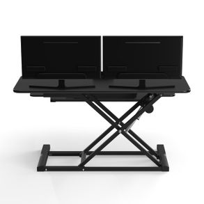 Versatables Power Riser Electric Standing Desk Converter , Black