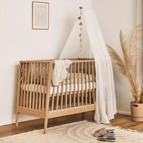 Leander Leander Linea™ Baby Cot - Oak Kids Bed