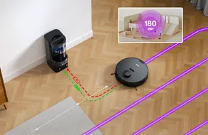 Eureka Bagless Robot Vacuum, Nere10sw