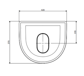 Omnires Cadence M+ Countertop Basin
