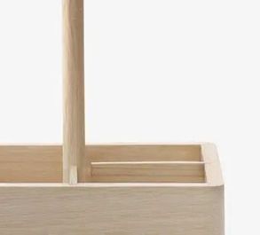 Lsa Dine Oak Cutlery Holder H29cm