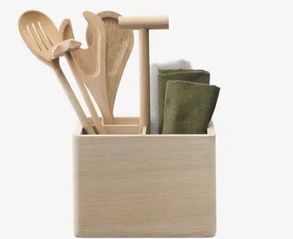 Lsa Dine Oak Cutlery Holder H29cm