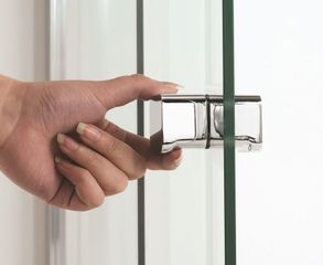 Crosswater Clear 6 Single Sliding Door