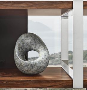 Minotti Dalton "Chrome" Bookcase