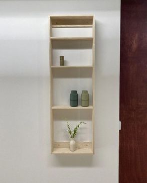 We Do Wood Squares Shelf Oak