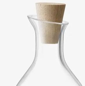 LSA Serve Oil & Vinegar Set & Oak Base L15cm