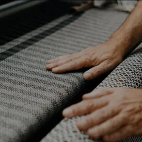Mor Design Crag – Blanket In Pure Wool, Woven In Portugal