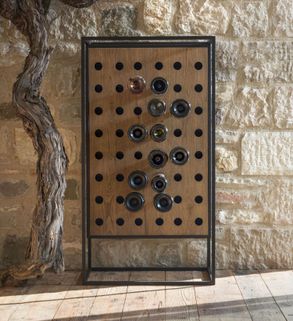 Canel Fucina Design Totem Free Standing Bottle Holder
