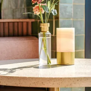 Voltra Lighting Totem - Alabaster Table Lamps