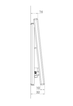 Trone Kaoline Flush Plate