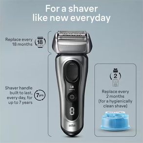 Braun Series 8 Electric Shaver with 5-in-1 SmartCare Center, 8567cc