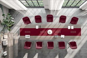 Quadrifoglio Group X10, Balance And Roundness Executive Desk
