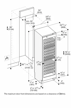 Siemens IQ700 Built-in Wine Cooler 212.5 X 60.3 cm Wine Cooler