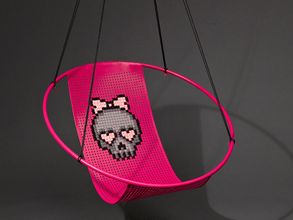 Studio Stirling Embroidery Hanging Chairs