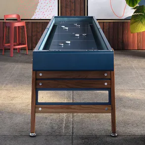 Rs Barcelona Track Shuffleboard Table 9 Ft Game Tables