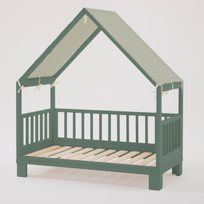 Ettomio Ettino House Bed With Feets Striucture Kids Bed