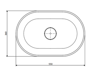 Omnires Ovo M+ Countertop Basin