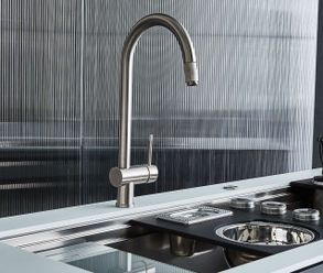 Foster Volta Gun Metal Mixer Tap