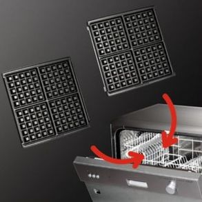 Krupsusa 4 Slice Belgian Waffle Maker GQ502D51r