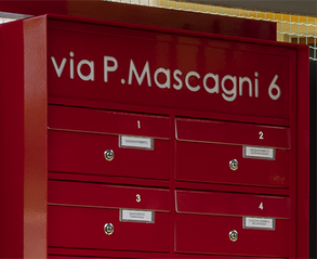 Ravasi Outdoor Mailbox Mod. EXV – Mod. EX35V