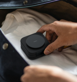 Belkin 3-in-1 Magnetic Wireless Charging Travel Pad with Qi2 15W