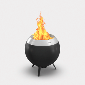 Hofats Moon 55 Fire Basket With High And Low Stand