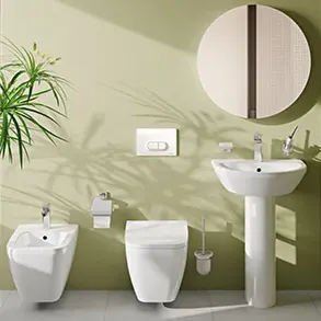 Vitra Integra Close-Coupled Toilet Back-to-Wall - Comfort Height