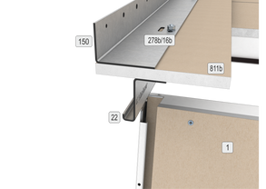 Lindner F30 Hook-On-Swing-Down-Slide Ceiling