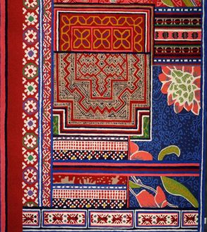 Toulemonde Bochart Baya Multi rouge