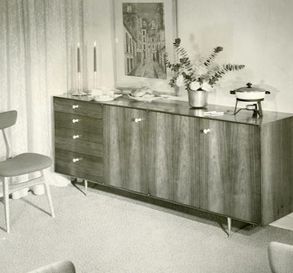 Hermanmiller Nelson Thin Edge Group Sideboard & Bedside Table