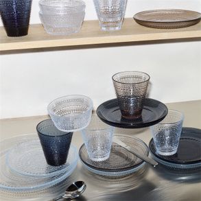 Iittala Kastehelmi Plate 248mm Dark Grey