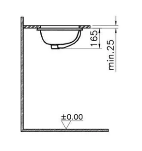 Vitra S20 Undercounter Washbasin